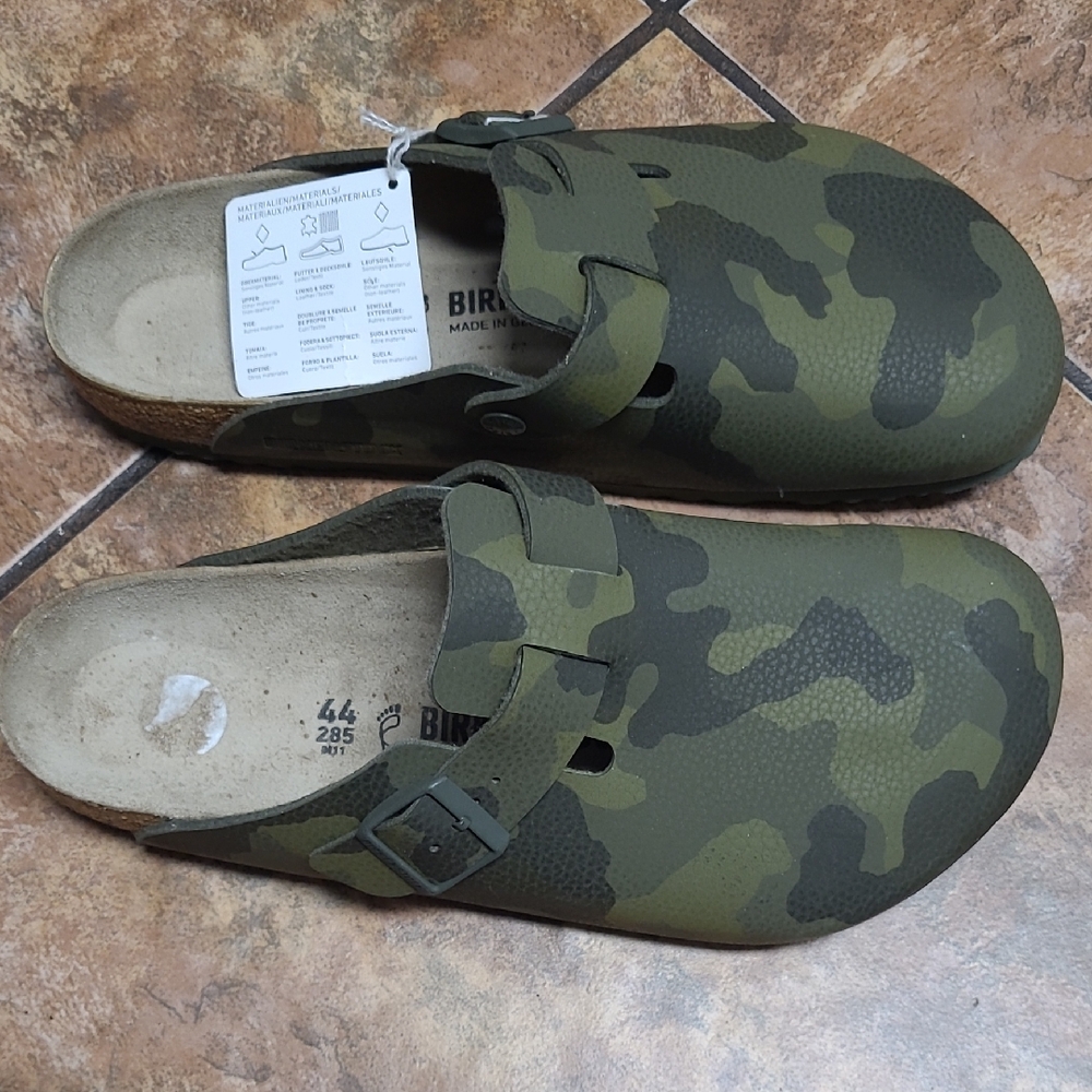 Birkenstock Men's Camouflage Clogs